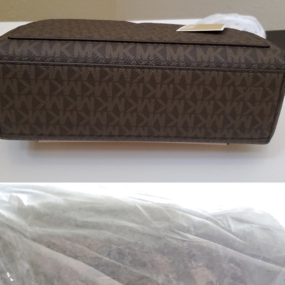 MICHAEL MICHAEL KORSLita Medium Two-Tone Logo Crossbody Bag with gift box - Picture 4 of 10